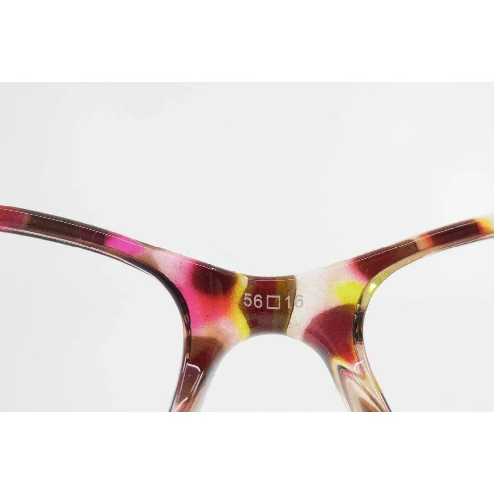 WP 20211 Purple Green Tortoise Cat Eye Eyeglass Frames 56-16-140 Women's Glasses